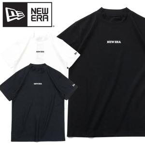 ニューエラ ゴルフ 半袖 鹿の子 ミッドネック Tシャツ Vertical Logo メンズ 2024春夏 ゴルフウェア｜g-zone