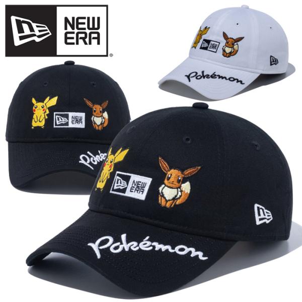 ニューエラ ゴルフ キャップ 9TWENTY ロングバイザー Pokemon ピカチュウ イーブイ ...