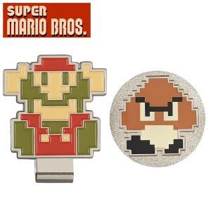 【メール便送料無料】スーパーマリオブラザーズ クリップタイプ マーカー マリオ＆クリボー SBM003 キャラクターグッズ