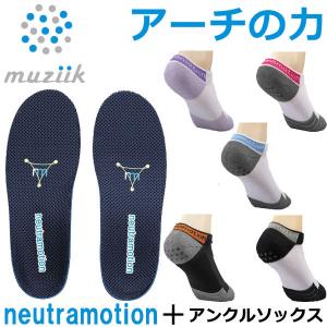 ムジーク ニュートラモーション インソール × アンクルソックス