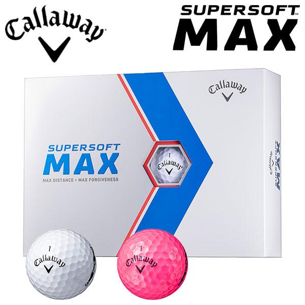 【期間限定】【送料無料】 キャロウェイ ゴルフ スーパーソフト MAX ゴルフボール 1ダース 12...