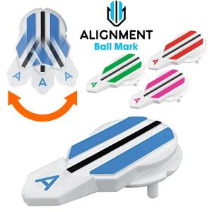 【メール便送料無料】【期間限定】アライメント ボールマーク ALIGNMENT Ball Mark ゴルフマーカー 日本正規取扱品 19sbn｜ジーゾーン ゴルフ Yahoo!店