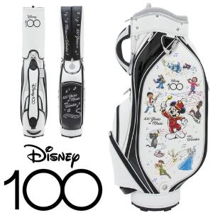 【期間限定】 ディズニー ゴルフ Disney100 キャディバッグ ホワイト 73220-400-000 Lynx Golf 2023 【sbn】｜g-zone