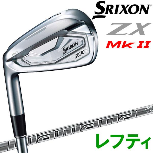 【期間限定】 ダンロップ スリクソン ZX5 Mk-II アイアン レフティ 6本セット Diama...