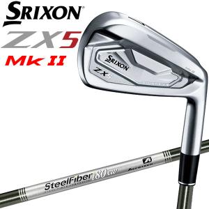 【期間限定】 ダンロップ スリクソン ZX5 Mk-II アイアン 6本セット Steel Fiber i80cwシャフト 2023モデル 19sbn