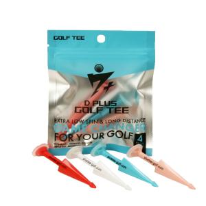 【期間限定】【メール便 送料無料】D PLUS GOLF TEE ディープラス ゴルフティー ドライバー用 4本入り 【sbn】｜g-zone