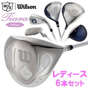 【期間限定】 ウィルソン ゴルフ ティアラ ニーノ レディース クラブセット 6本セット Wilson TIARA Niino 日本正規品 2024モデル 【sbn】｜g-zone