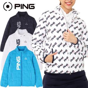 PING ピン 接結中綿ブルゾン縦横ストレッチ素材 ジャケット レディース