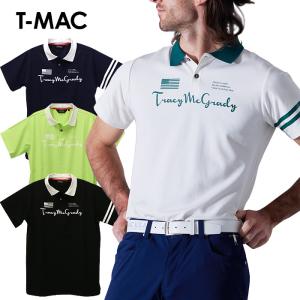 T-MAC ティーマック ゴルフ クレリック 半袖ポロシャツ メンズ 2024春夏 ゴルフウェア 7414-174104｜g-zone