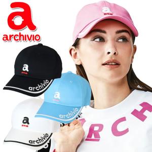 archivio/アルチビオ/レディース/キャップ/帽子/ゴルフウエア archivio（アルチビオ） ロゴ刺繍 撥水 キャップ レディス : GDOゴルフ