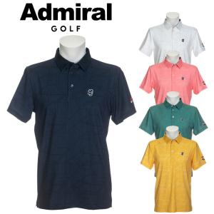 アドミラル ゴルフ メトロプリント 半袖ポロシャツ メンズ 2022春夏 ゴルフウェア ADMA222｜g-zone