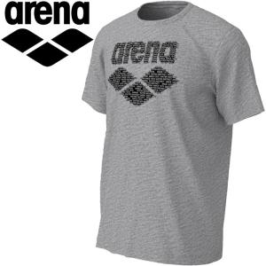 アリーナ 水泳 Tシャツ メンズ レディース AMUOJA60-GRM