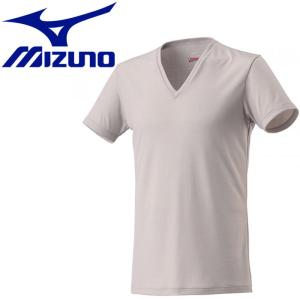 ミズノ ブレスサーモアンダーVネック半袖シャツ メンズ C2JA0611 mizuno