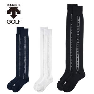 デサントゴルフ ロゴジャカードニーハイソックス レディース