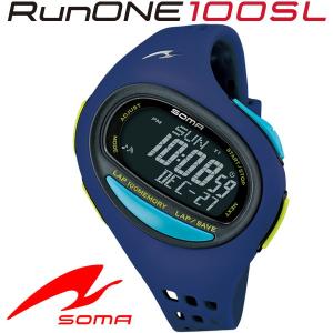 ソーマ SOMA ランニングウォッチ RunONE 100SL Large バイオレット DWJ080003｜g-zone