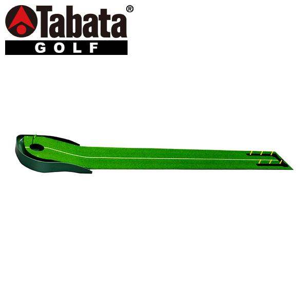 タバタ ゴルフ グリーンパターマット ライン入り 2.45+ ナビ GV-0127