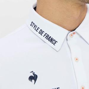 ルコックゴルフ マーキングデザイン半袖シャツ ...の詳細画像4