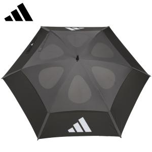 アディダスゴルフ 晴れ雨兼用  耐久撥水 UVカット ダブルキャノピー アンブレラ ODX56 2026モデル 日本正規品｜ジーゾーン ゴルフ Yahoo!店