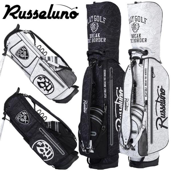 【期間限定】 ラッセルノ ゴルフ COURSE MAP CAMO GOLF BAG キャディバッグ ...