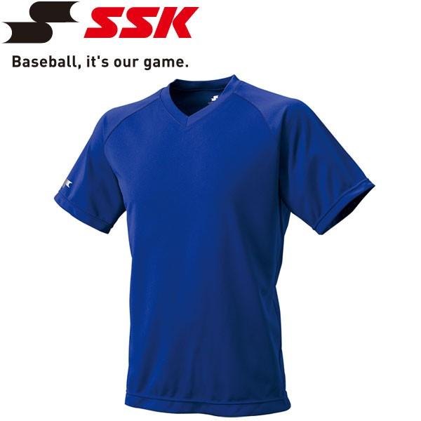 【メール便対応】エスエスケイ SSK VネックTシャツ メンズ・ユニセックス BT2260-63 野...