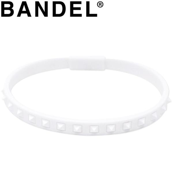 【送料無料】バンデル ブレスレット Studs Line Bracelet White×White
