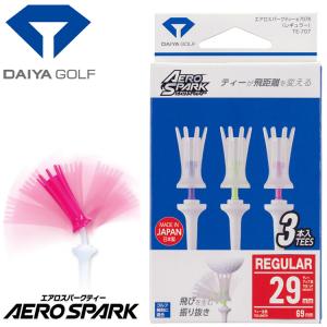 (未使用･未開封品)　ダイヤ(DAIYA) ゴルフティー エアロスパークティー レギュラー カラー TE-407 ar3p5n1 DAIYA GOLF 【メール便対応】ダイヤゴルフ エアロスパークティー