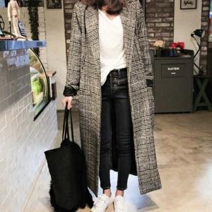 グレンチェック コート レディース ウールの商品一覧 通販 Yahoo ショッピング