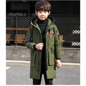 ダウンコート男の子ダウンジャケット厚手子供ショットキッズフード付きアウタージュニア冬防寒