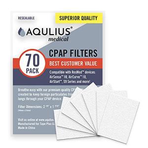 Aqulius 使い捨てCPAPフィルター (1年分) - すべてのResMed Air 10、Airsense 10、Aircurve 10、S9シ｜g2021