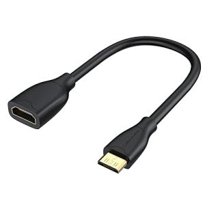 Mini HDMI to HDMIケーブル, CableCreation 0.5ft（0.15M） Mini-HDMI オス to HDMI メス変換｜g2021