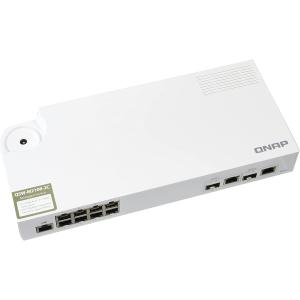 QNAP ( キューナップ ） 10GbE + 2.5Gbe L2 Web マネージドスイッチ 2つの10GbE SFP+/RJ45コンボポート、8つ