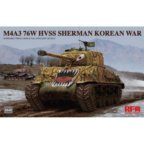 ライフィールドモデル 1/35 朝鮮戦争 アメリカ軍 M4A3 76W HVSS シャーマン 中戦車...