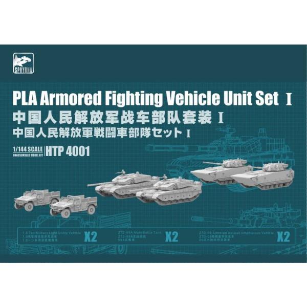 スフィルナ 1/144 中国人民解放軍 装甲戦闘車両部隊セット1 SPRHTP4001 プラモデル