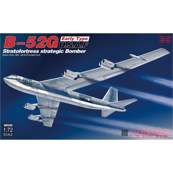 モデルコレクト 1/72 アメリカ空軍 B-52G ストラトフォートレス 前期型 w/B28核爆弾 ...