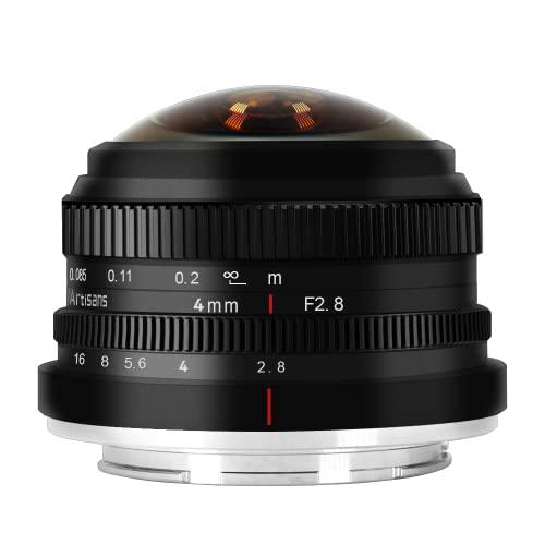 7artisans 4mm F2.8 円形魚眼レンズ 225°超広角 APS-Cサイズ (Sony ...