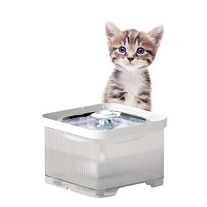 ブリシア 給水器 水飲み器 猫 コードレス自動給水器 犬 小動物 組み立て簡単 お手入れ簡単 大容量3L ペット 水飲み 高性能フィルター 循環式 静