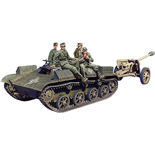 ミニアート 1/35 ドイツ軍 砲兵トラクター T-60(r) PaK40 対戦車砲・クルーフィギュ...