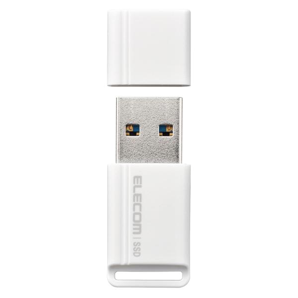 エレコム SSD 外付け 1TB USB3.2 (Gen1) 小型USBメモリ型 ホワイト ESD-...