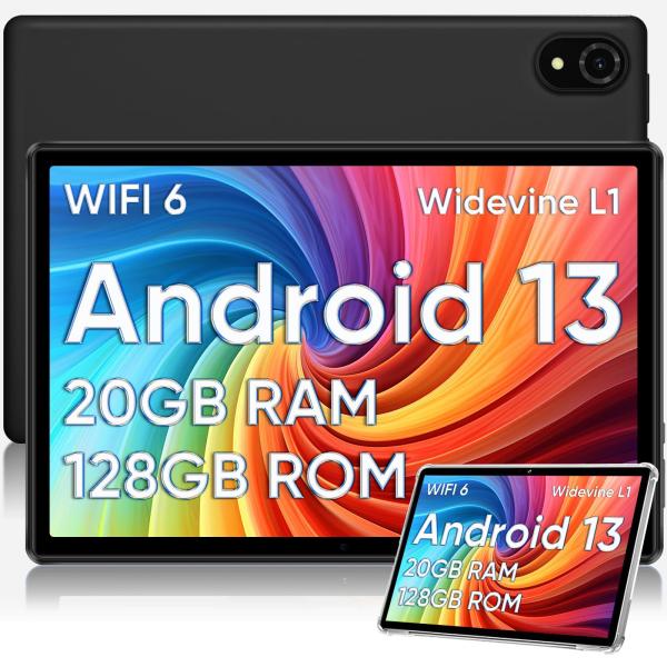 DOOGEE U10 PRO Android 13タブレット 10.1インチ、Widevine L1...