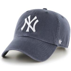 '47 Brand MLB カジュアルキャップ (CLEAN UP CAP/クリーンナップ キャップ) ニューヨーク・ヤンキース ※ヴィンテージネイビー復刻バージョン｜g2sports
