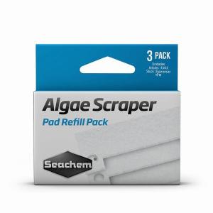 送料360円対応 Seachem AlgaeScraper 交換パッド 3枚入　シーケム　アルジースクレイパー｜g3aqualab