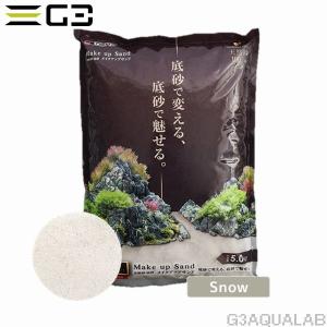 カミハタ Make up Sand（化粧砂）Snow 5kg　1袋｜g3aqualab