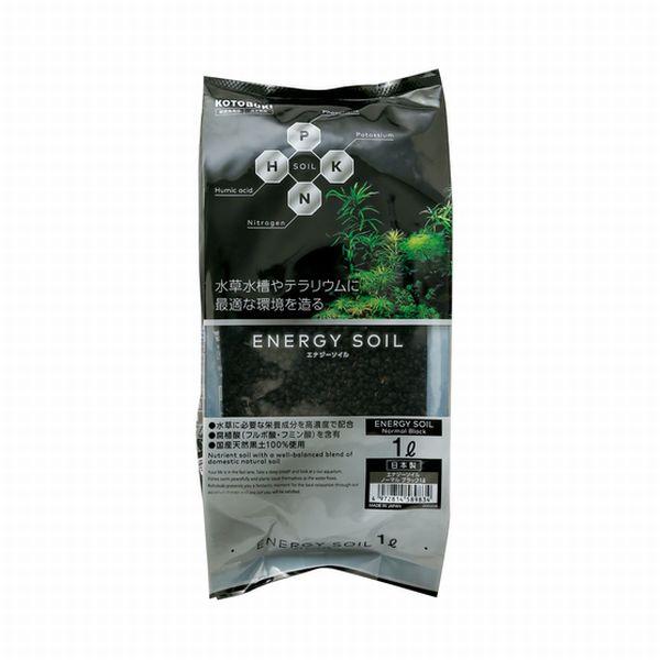 コトブキ エナジーソイル ノーマルブラック1L　水草用底砂