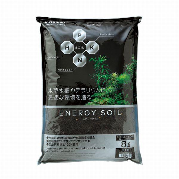 コトブキ エナジーソイル ノーマルブラック8L　水草用底砂