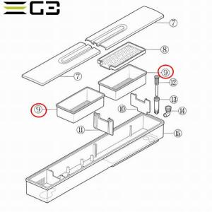 コトブキ工芸 コトブキ スーパーターボ900Zプラス パーツ(7)フィルター