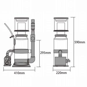 H&S 内部式プロテインスキマー HS...の詳細画像2
