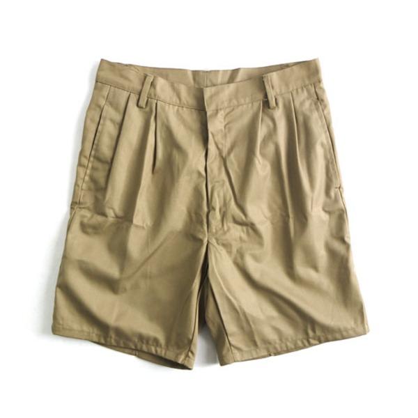 イタリア空軍 放出 A.M.I. ショートパンツ デットストック 46 80cm カーキ 綿 チノ生...