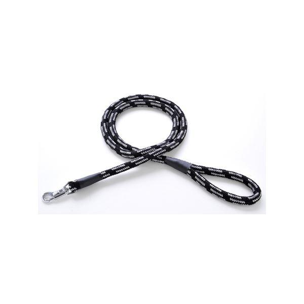 （まとめ）BASIC PLUS ネオンプラスリード10mm ブラック〔×3セット〕 (犬用品/リード...