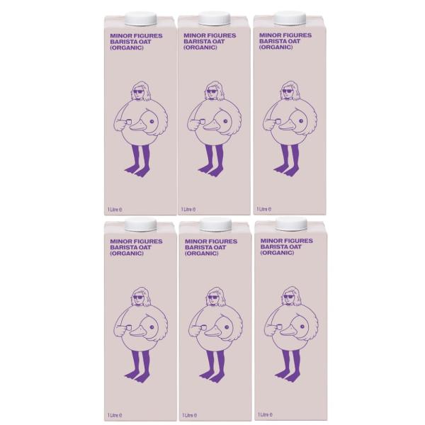 マイナーフィギュアズ 有機JAS認定 バリスタ オーツミルク 1000ml紙パック×6本【3〜4営業...