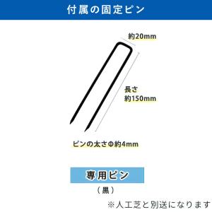 人工芝 ロール 1m×10m ピン付 10平米...の詳細画像2